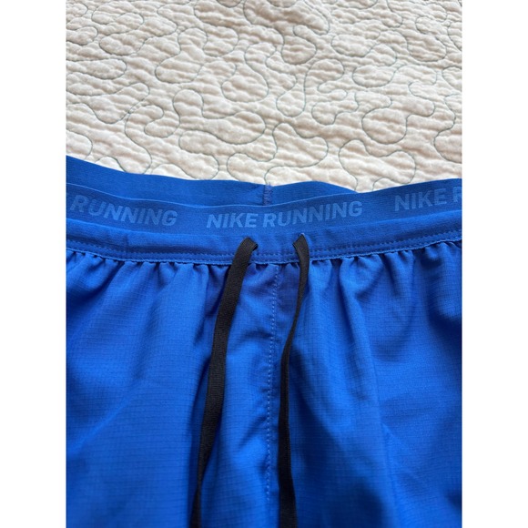 Nike Stride Men's 5 Inch Running Shorts Blue Size Medium #158 - Picture 5 of 9